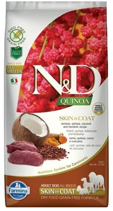 Picture of N&D Quinoa Mini Skin & Coat Venison 800g